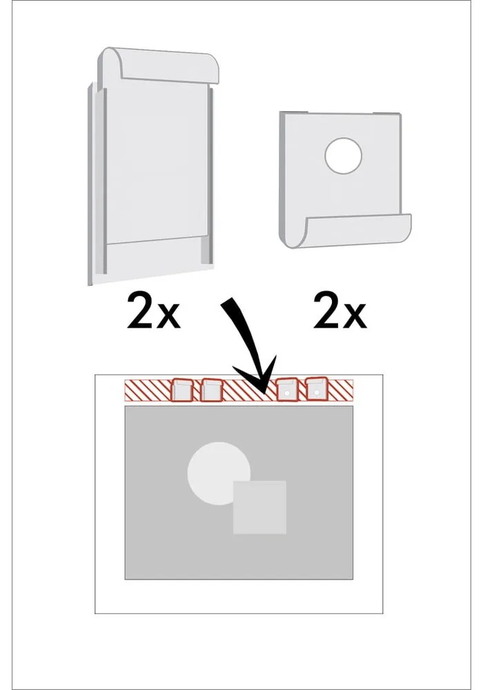 Glasspik Dunes 5 fali kép, 50 x 125 cm - Styler