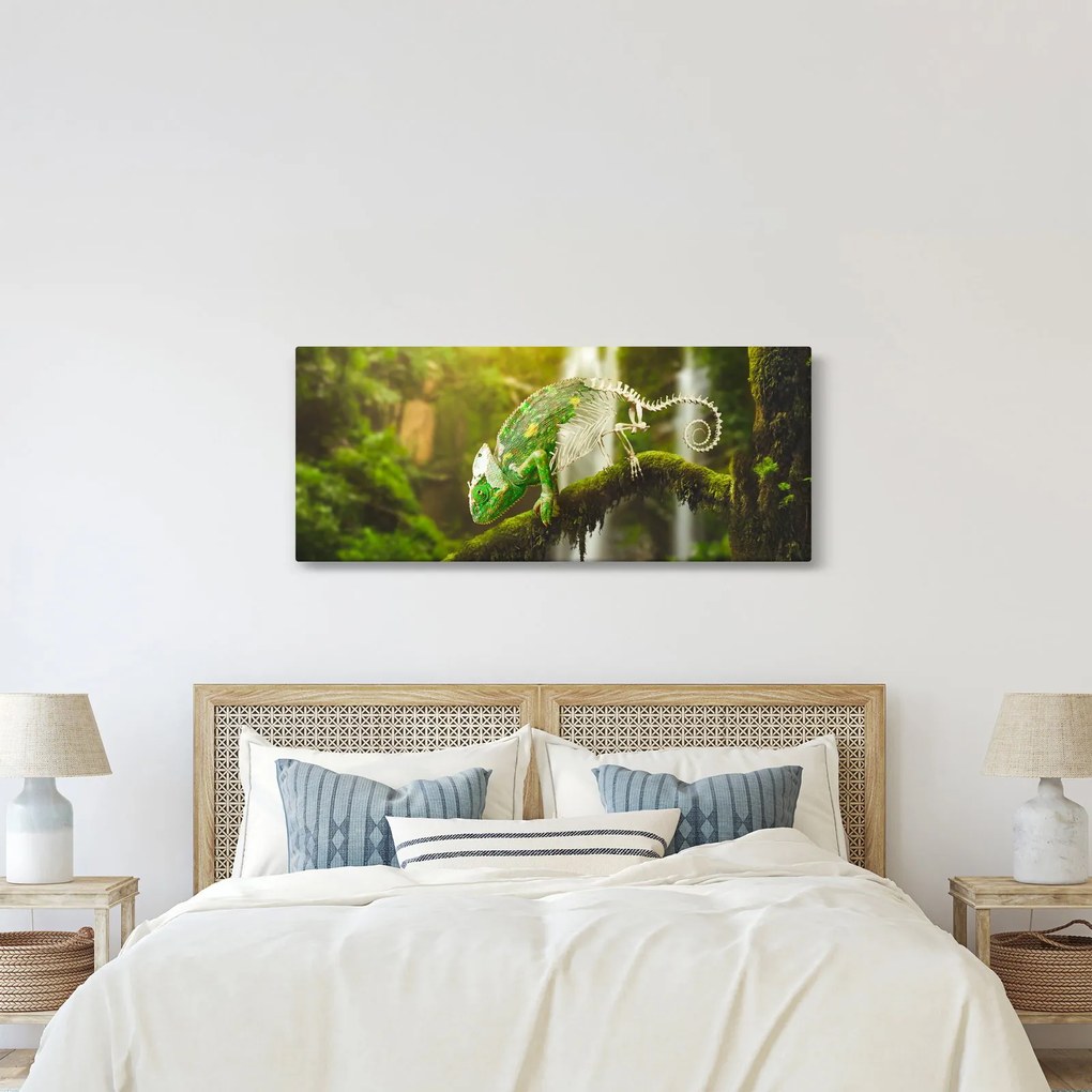Kaméleon képe (120x50 cm)