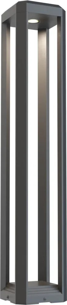 MAYTONI O019FL-L12GR3K ROYAL MILE Modern Kültéri Állólámpa Fekete LED IP65