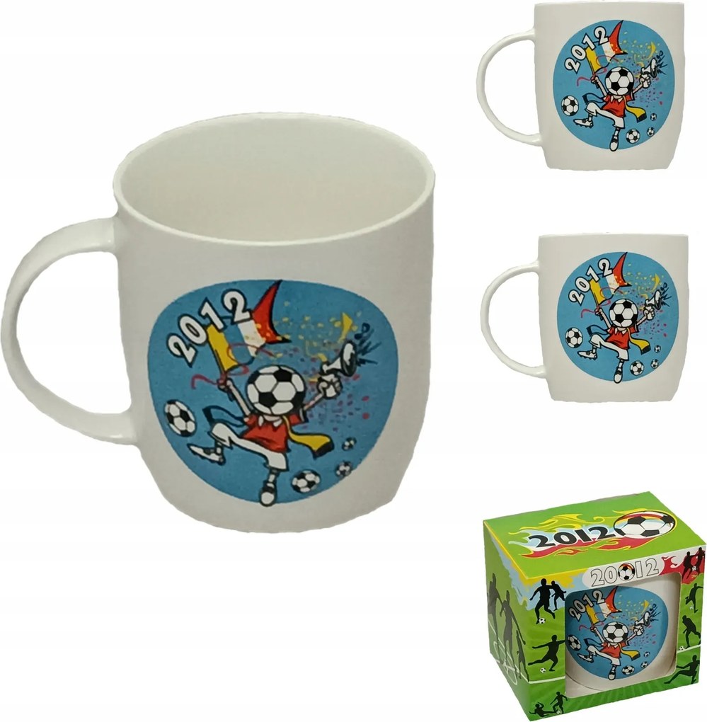 Kibica kerámia bögre 380ml Euro 2012 Ukrajna Ajándék