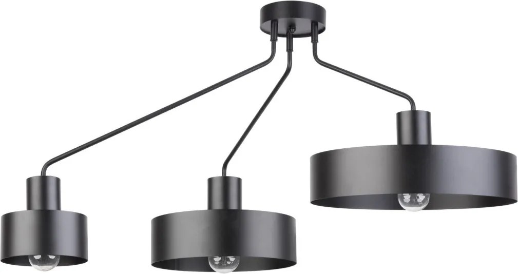SIGMA LIGHTING 31533 JUMBO Mennyezeti Csillár Fekete E27 IP20