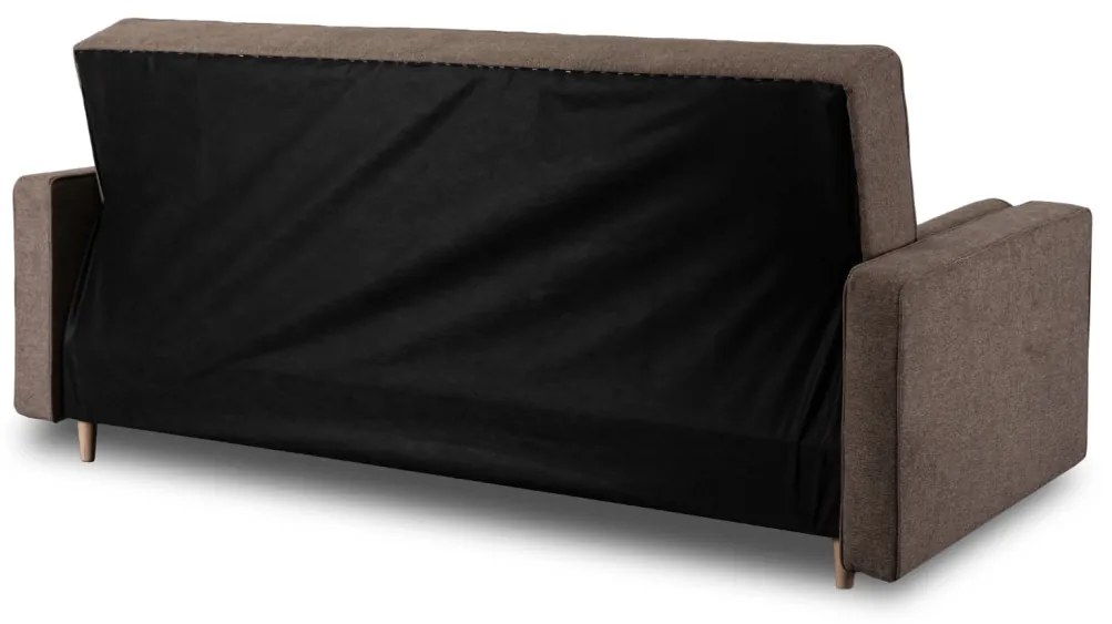 Zestaw 2x Sofa Rozkładana MALTA Brązowa