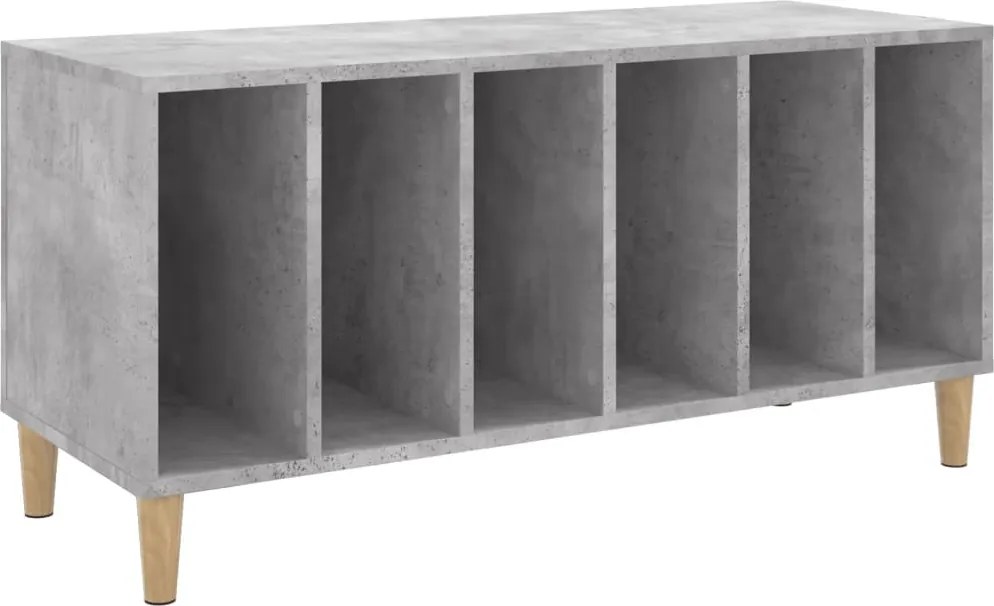 vidaXL betonszürke szerelt fa hanglemezszekrény 100 x 38 x 48 cm