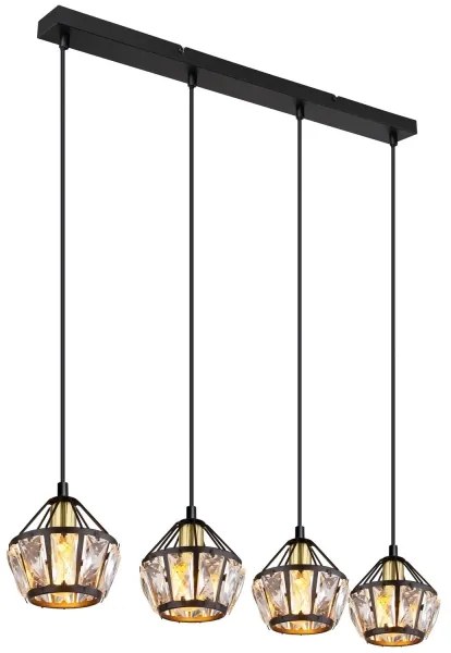 Globo 54359-4H - Csillár zsinóron LOIS 4xE14/40W/230V