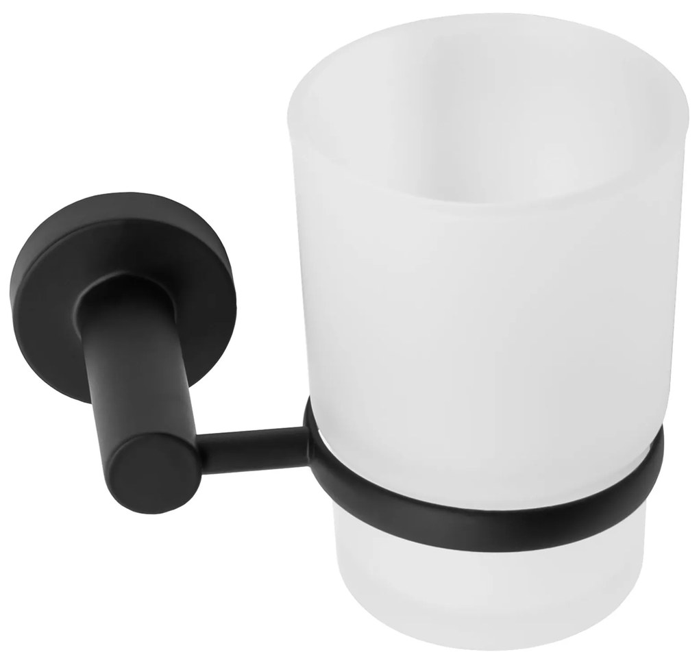 Fürdőszobai pohár Black 322211