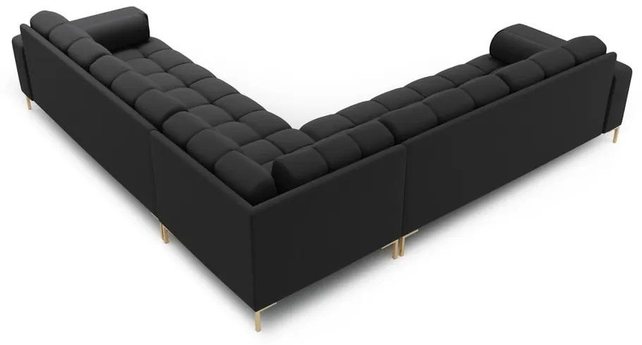 Sötétszürke sarokkanapé (variálható) Bali – Cosmopolitan Design