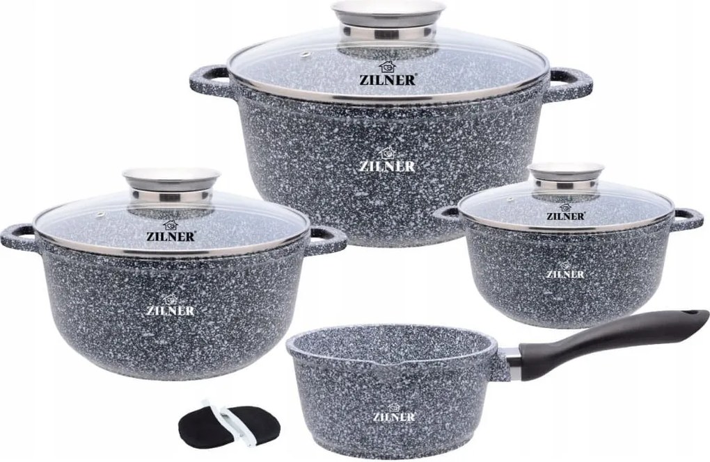 Márvány Edények 7 El. Zilner ZL-7076