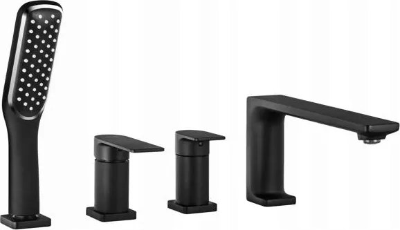 Kádtöltő csaptelep lyukas Corsan CMB7142BL fekete