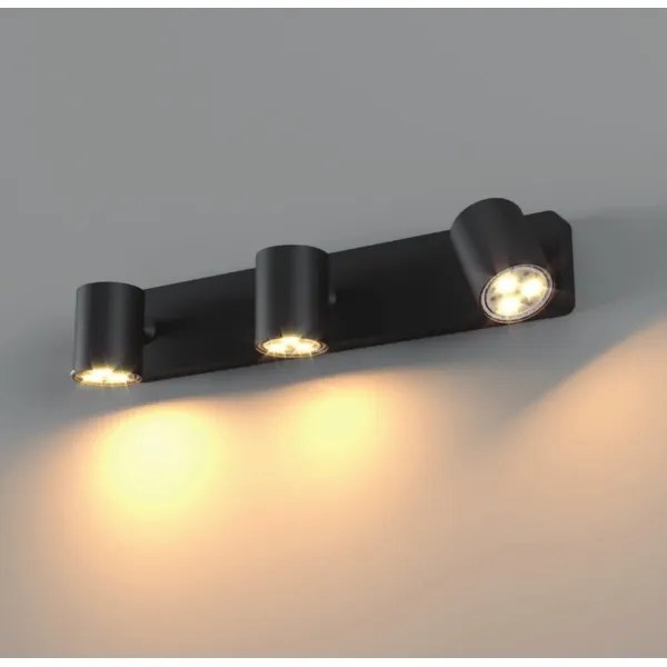 Redo 04-474 - CAMEO spotlámpa 3xGU10/35W/230V fekete