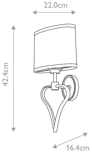 Elstead BATH-FALMOUTH-FG LED fürdőszobai lámpa 1xG9/3W/230V + LED/1W IP44