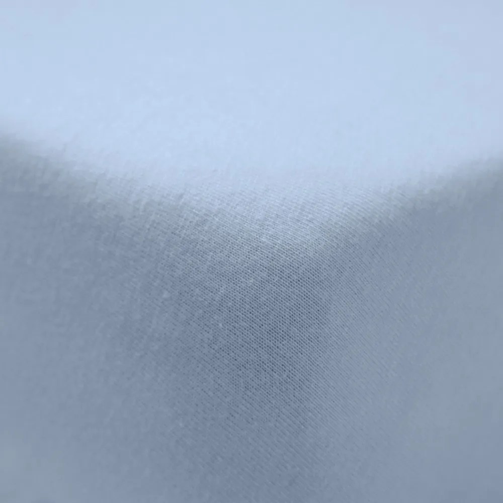 Világoskék gumis flanel lepedő 150x200 cm Brushed – Catherine Lansfield