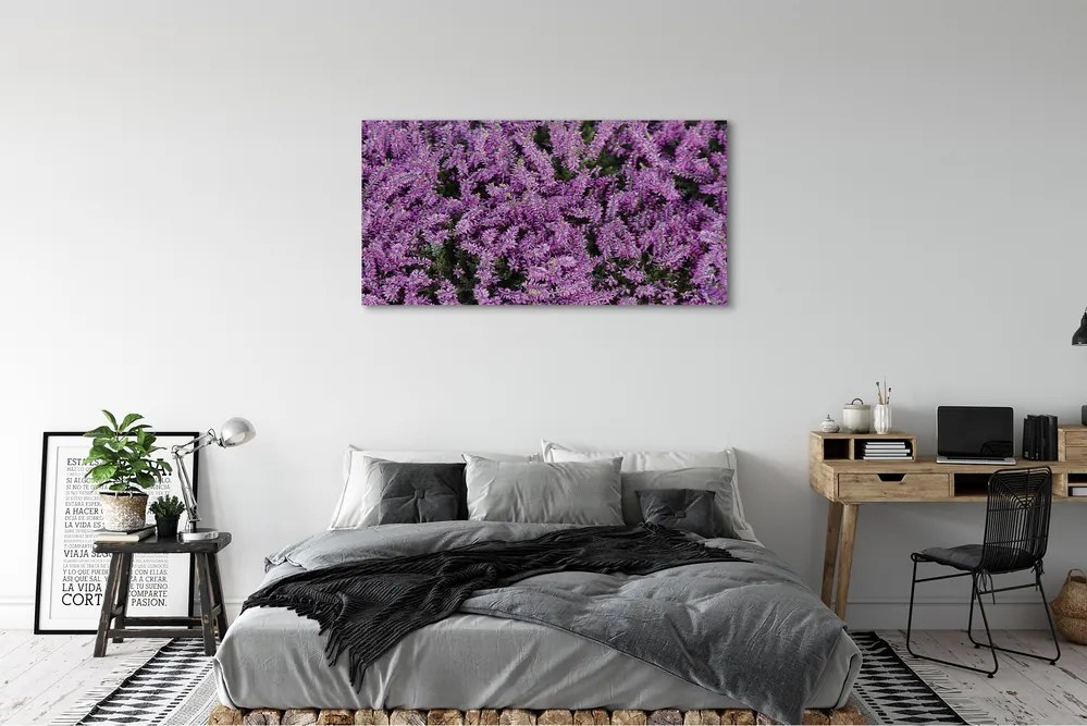 Canvas képek lila virágok 140x70 cm
