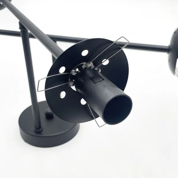 Brilagi - Felületre szerelhető csillár MALIVA 4xE14/15W/230V fekete/fehér