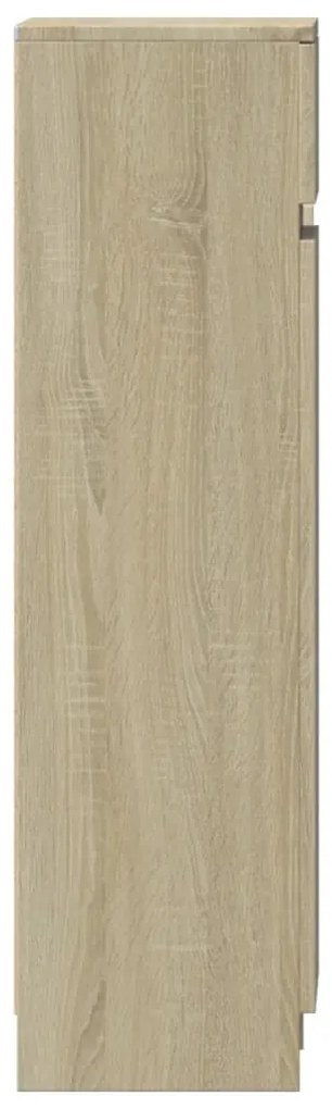 sonoma tölgy színű szerelt fa cipőszekrény 100,5 x 28 x 100 cm