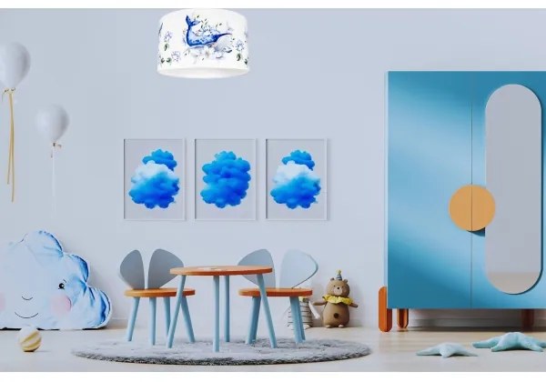 Gyerek mennyezeti lámpa OCEAN 1xE27/60W/230V