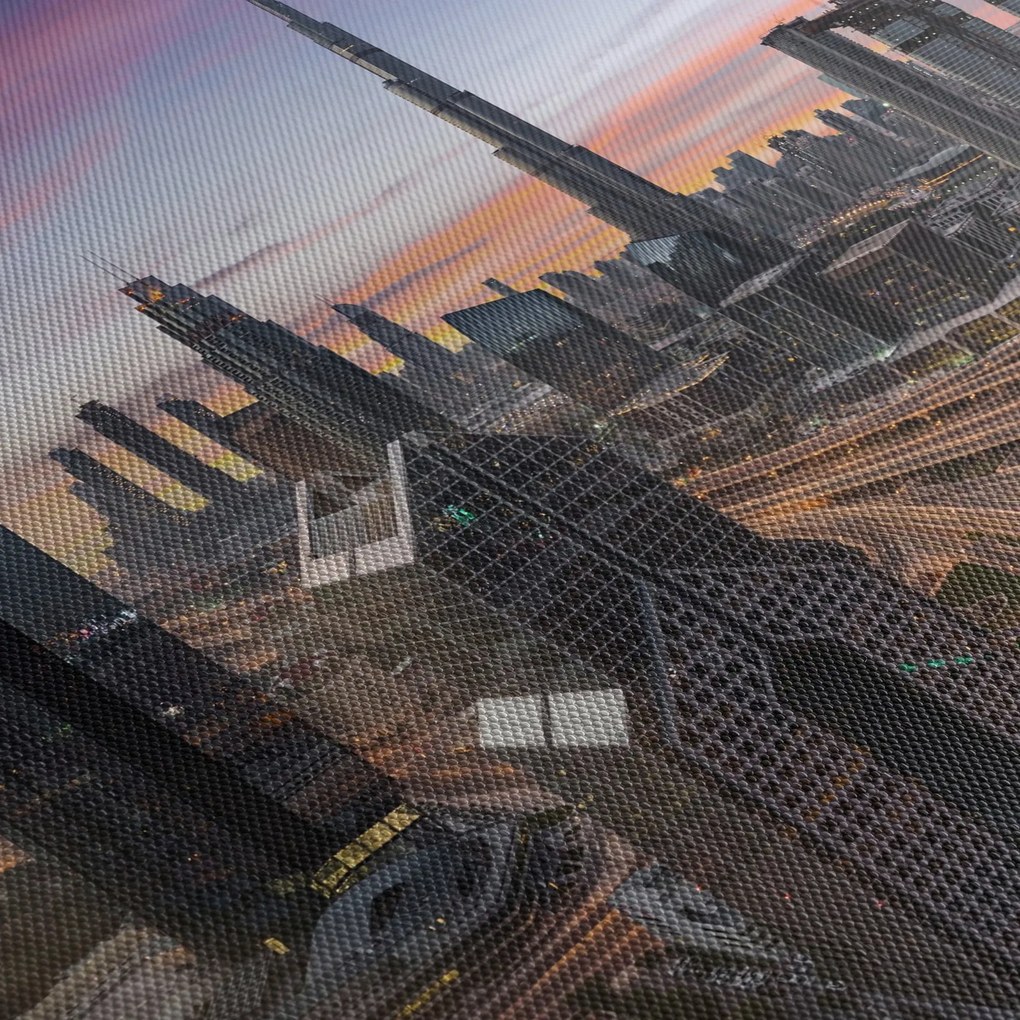 Kép - Dubai panorámája (120x50 cm)