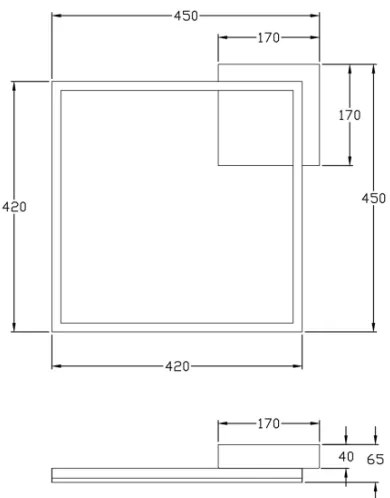 Fabas Luce 3394-61-282 - LED Dimmelhető lámpa BARD 39W/230V 3000K antracit