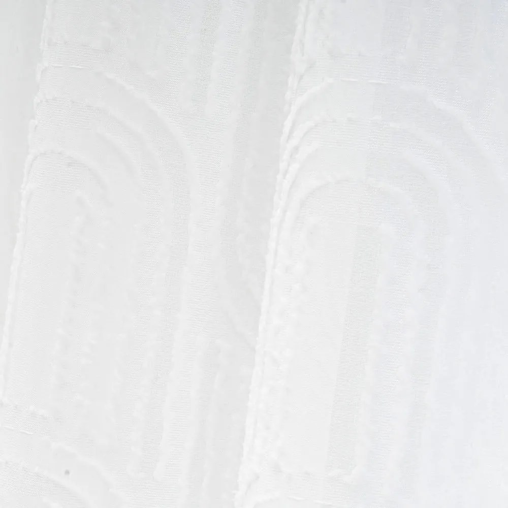 Fehér fényáteresztő függöny 140x260 cm Relief Arch – Casa Selección