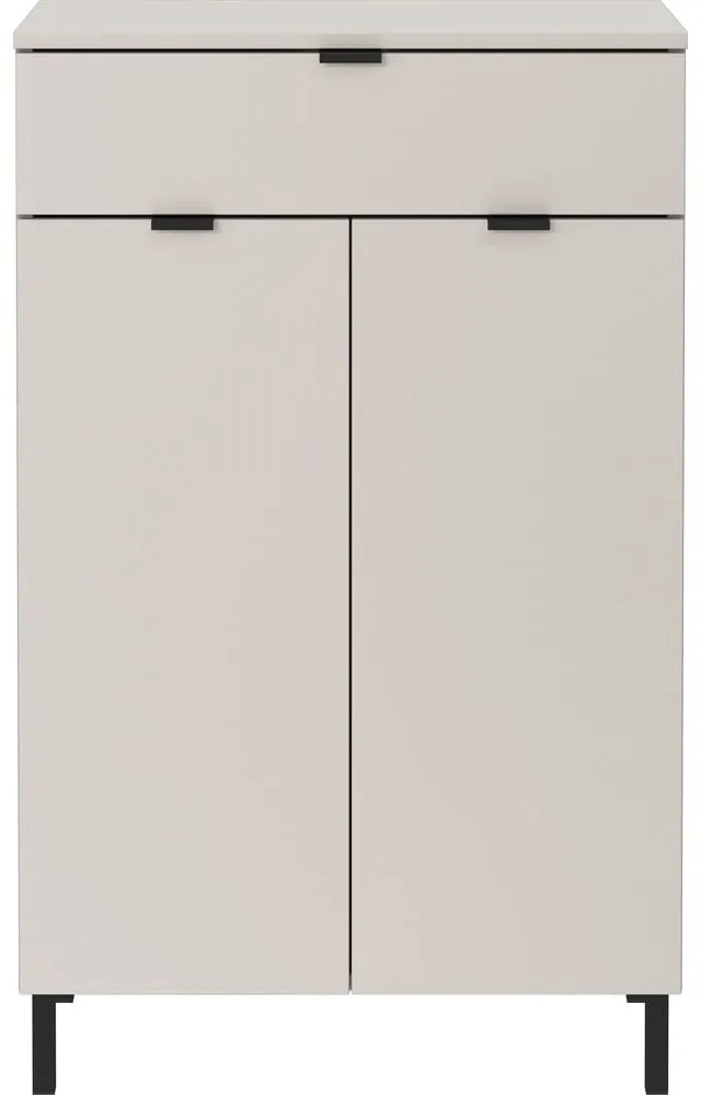 Krémszínű magas fürdőszoba szekrény 60x97 cm Arcena – Germania