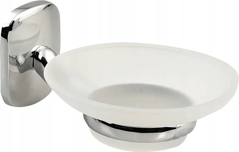 Rumba szappantartó, tejüveg