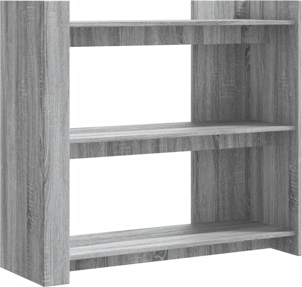 vidaXL szürke sonoma színű szerelt fa tálalóasztal 100x35x90 cm