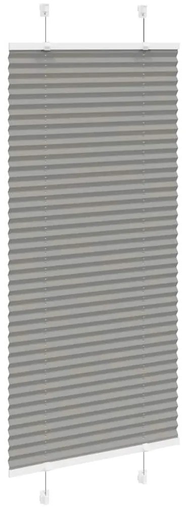 pliszírozott redőny antracit 55x150 cm szövetszélesség 54,4 cm