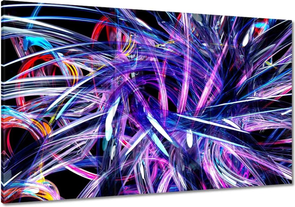 Vászonkép 120x80 Lila fülbevaló Tüskék