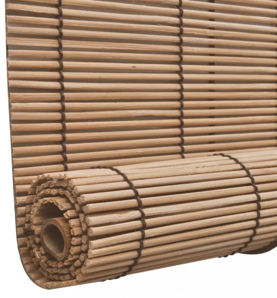 2 db barna bambusz redőny 120 x 220 cm