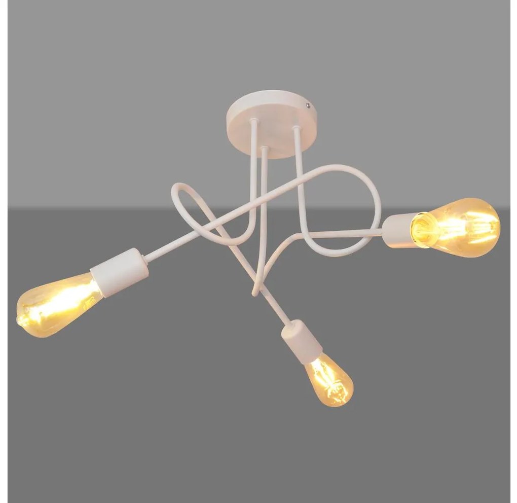 Gyerek mennyezeti lámpa OXFORD 3xE27/15W/230V fehér