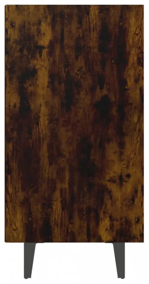 füstös tölgyszínű szerelt fa tálalószekrény 103,5 x 35 x 70 cm