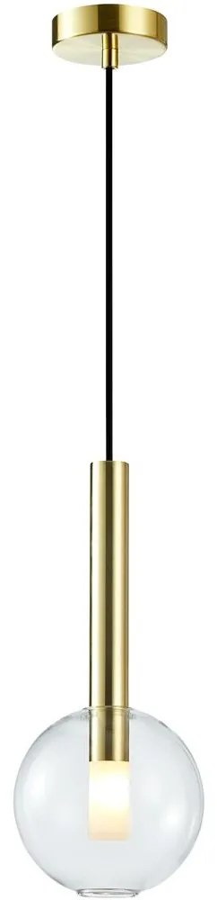 Csillár zsinóron NIKO 1xG9/9W/230V átm. 15 cm arany