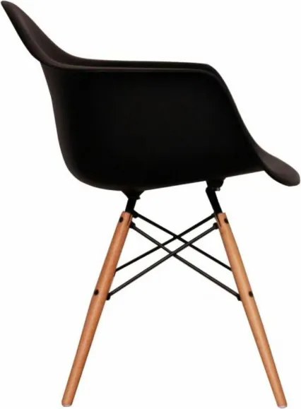 Verona Étkezőszék - Műanyag Étkezőfotel Fekete Színben Belföldi Raktárról