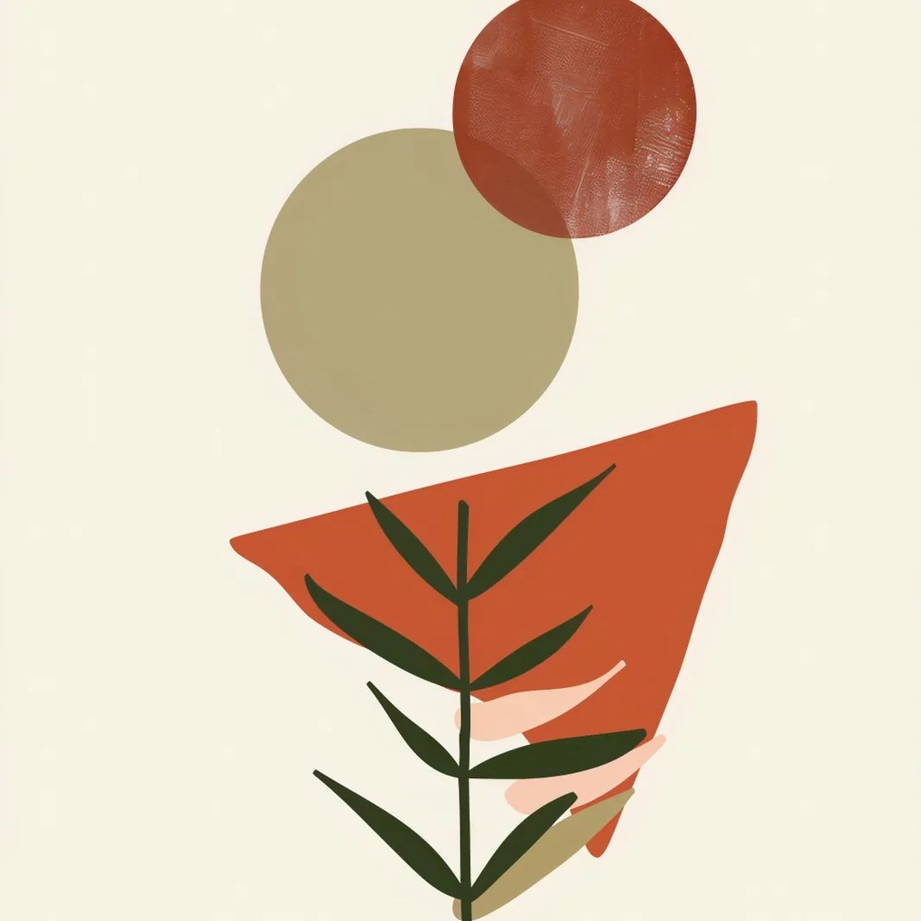 Poszter 40x40cm Organikus szálak