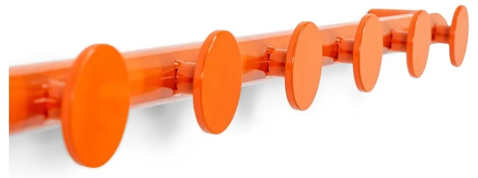 Narancssárga fém fali fogas 75 cm Retro – Spinder Design