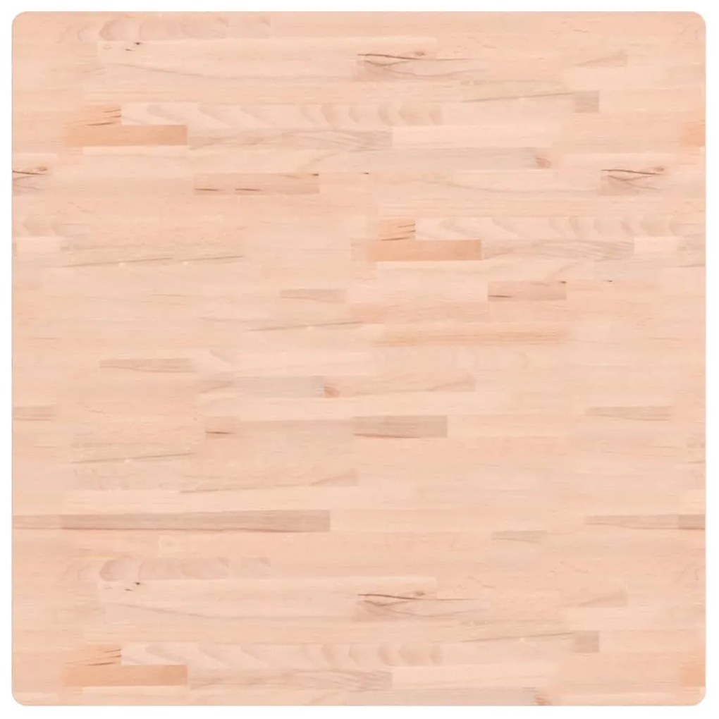 tömör bükkfa négyzet alakú asztallap 90x90x4 cm