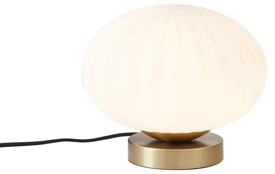 Design asztali lámpa sárgaréz opálüveggel - Mochi