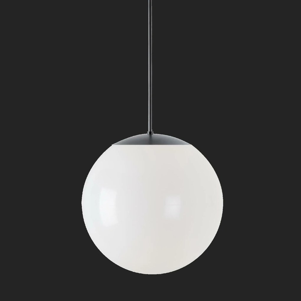 Osmont 64088 Isis P3 Pm Hp függesztett műanyag lámpa fekete/fehér IP40 3000