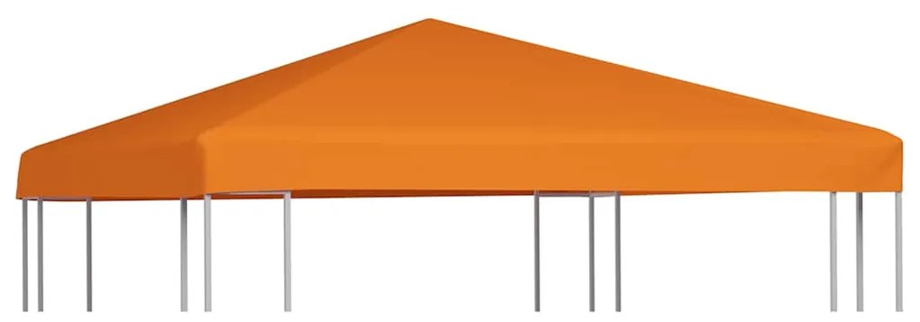 vidaXL narancssárga pavilon tetőponyva 310 g/m², 3 x 3 m