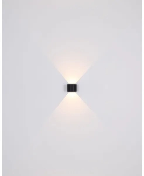 Globo 34168RB - LED Kültéri fali lámpa VERONIKA 2xLED/3W/230V IP44 fekete