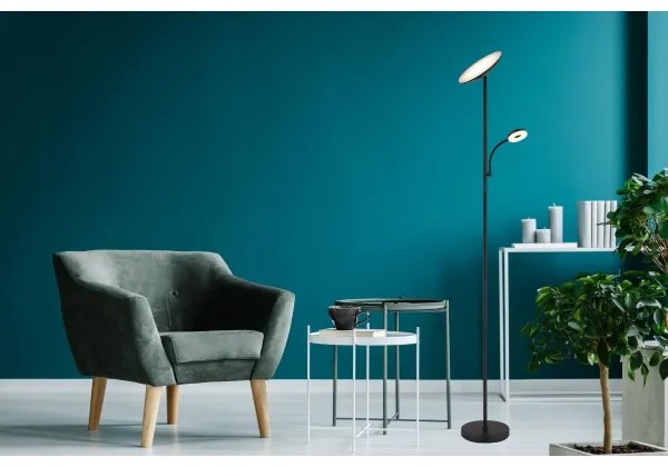 Globo 58011 - Állítható fényerőjű SKOPO állólámpa LED/20W/230V + LED/5W