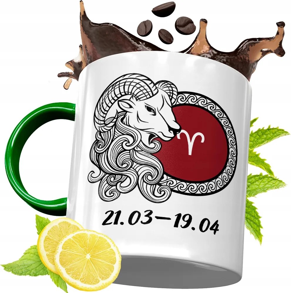 Bögre Zöld Csillagjegyek Horoszkóp Ajándék fényképes nyomtatással