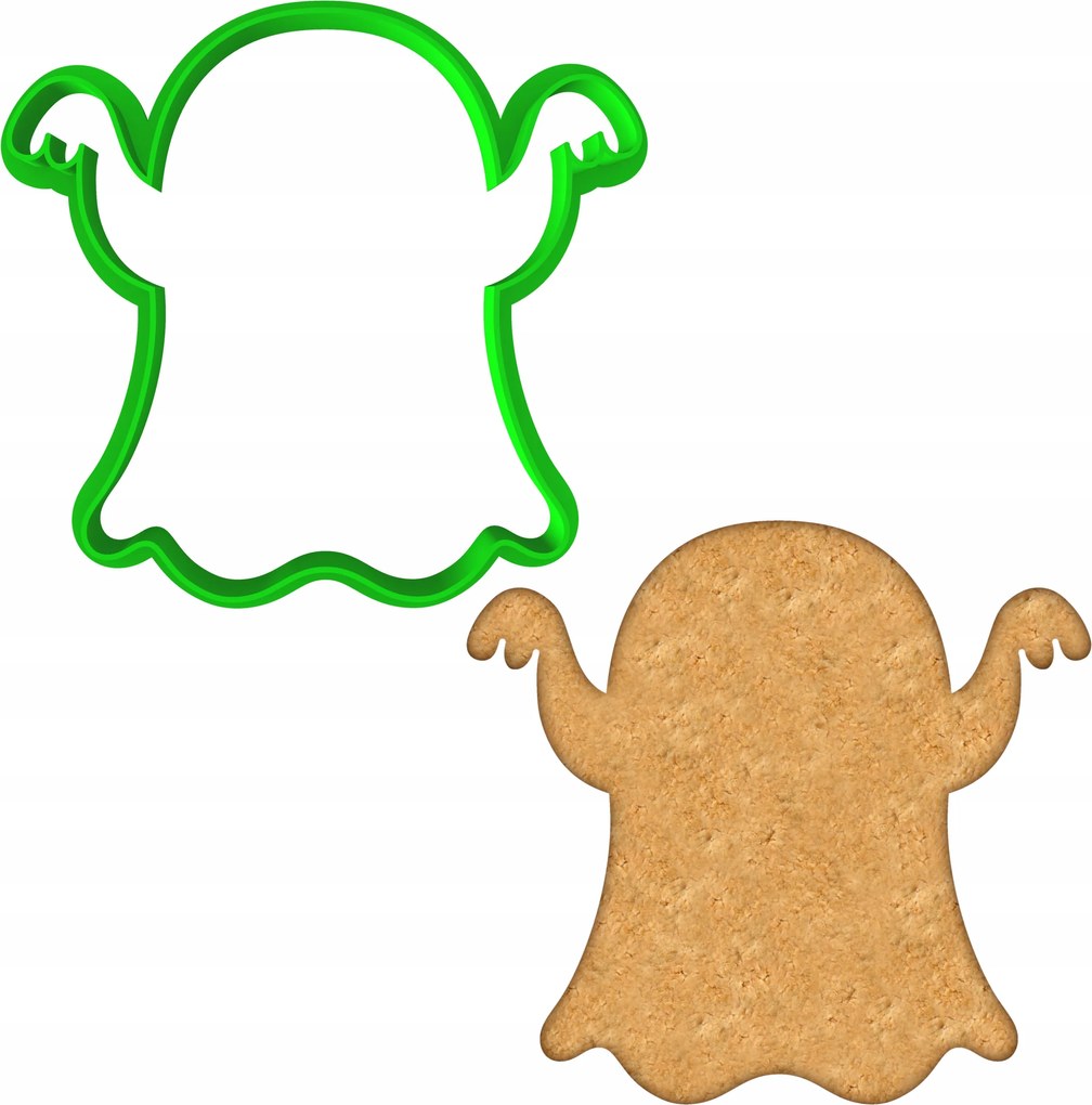 Forma Lyukasztó Sütemény- és Mézeskalácsvágó Halloween Lélekszellem