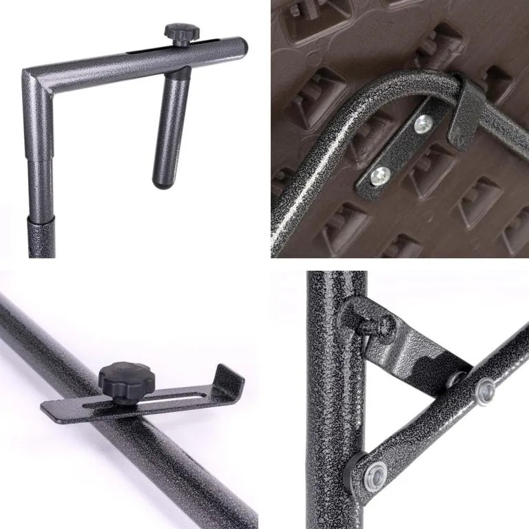 Függő összecsukható asztal rattan megjelenéssel barna