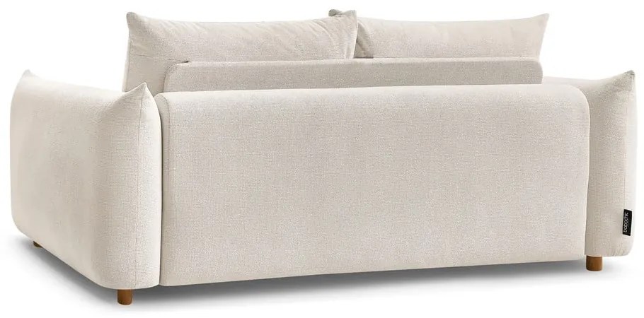 Krémszínű kinyitható kanapé 214 cm Ernest – Bobochic Paris