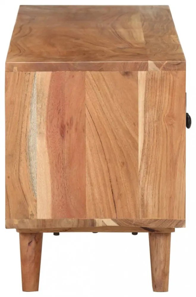 tömör akácfa TV-szekrény 115 x 30 x 39 cm
