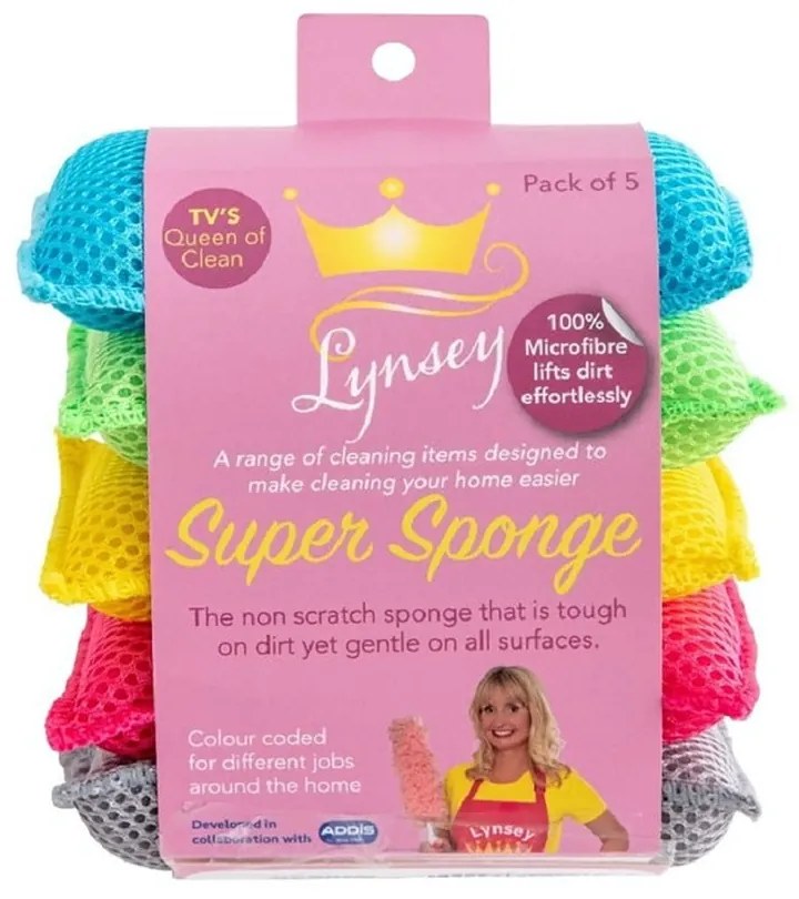 Super 5 db-os mikroszálas szivacs szett - Addis