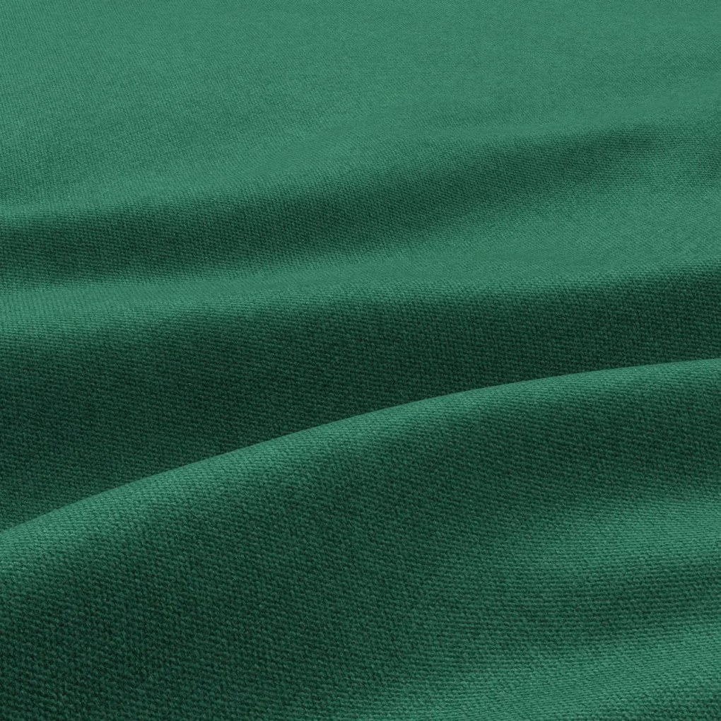 Nobu sarokkanapé, bársony, univerzális oldal, zöld