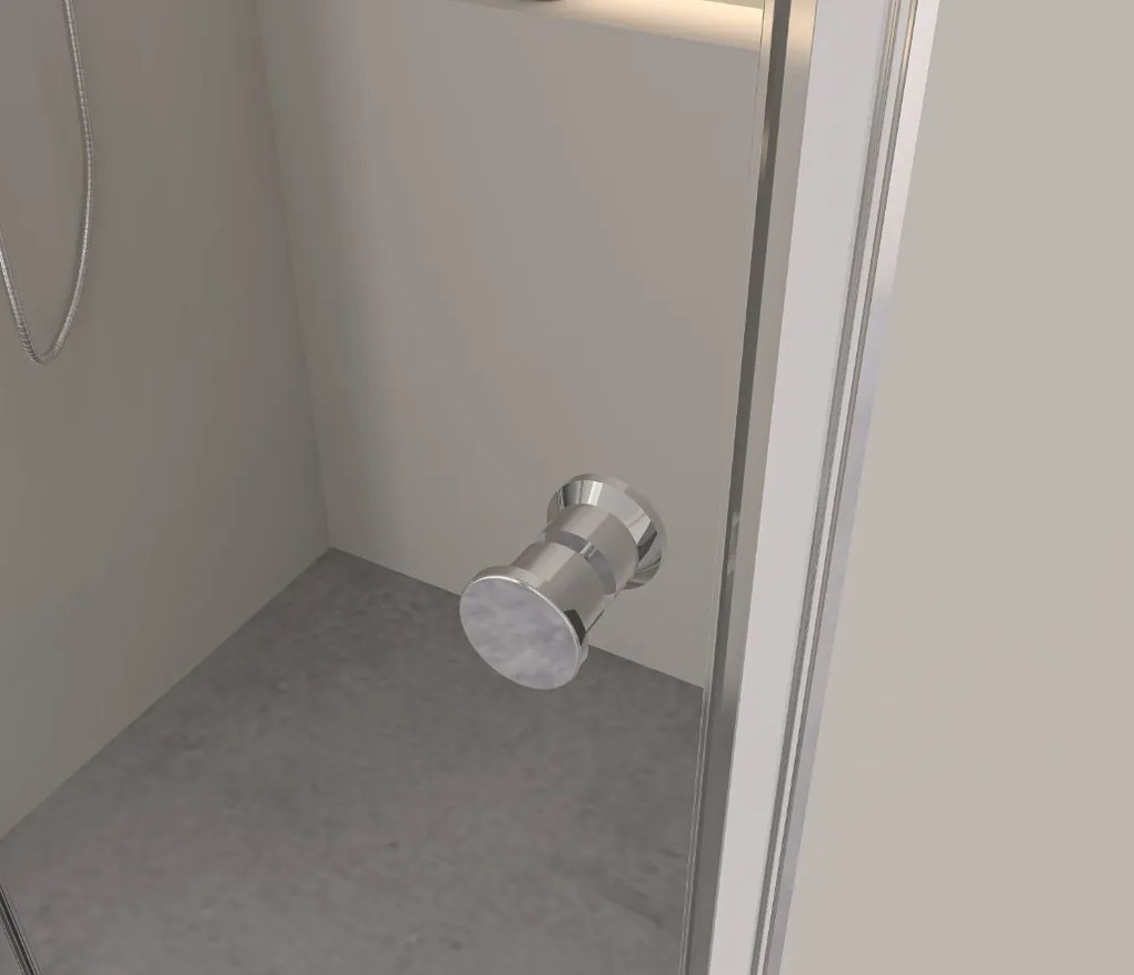 Erga Bern Dupla, zuhanykabin 2 szárnyas ajtókkal 90 (ajtó) x 100 (ajtó) x 195 cm, 6mm átlátszó üveg, króm profil, ERG-V02-BERN-D090D100-CL-CR