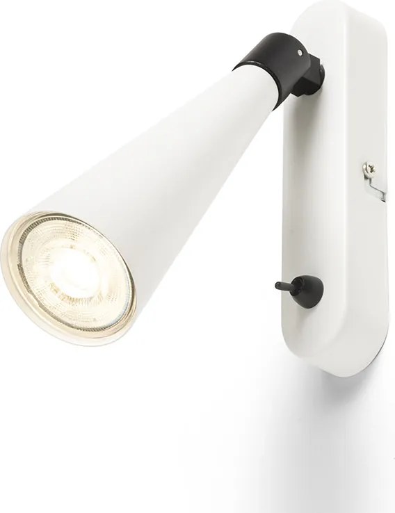RENDL ALEXIS fali lámpa fehér/fekete 230V LED GU10 5W