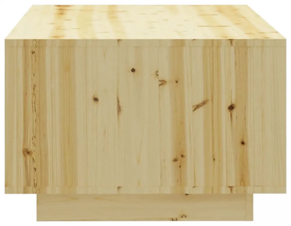 tömör fenyőfa dohányzóasztal 110 x 50 x 33,5 cm